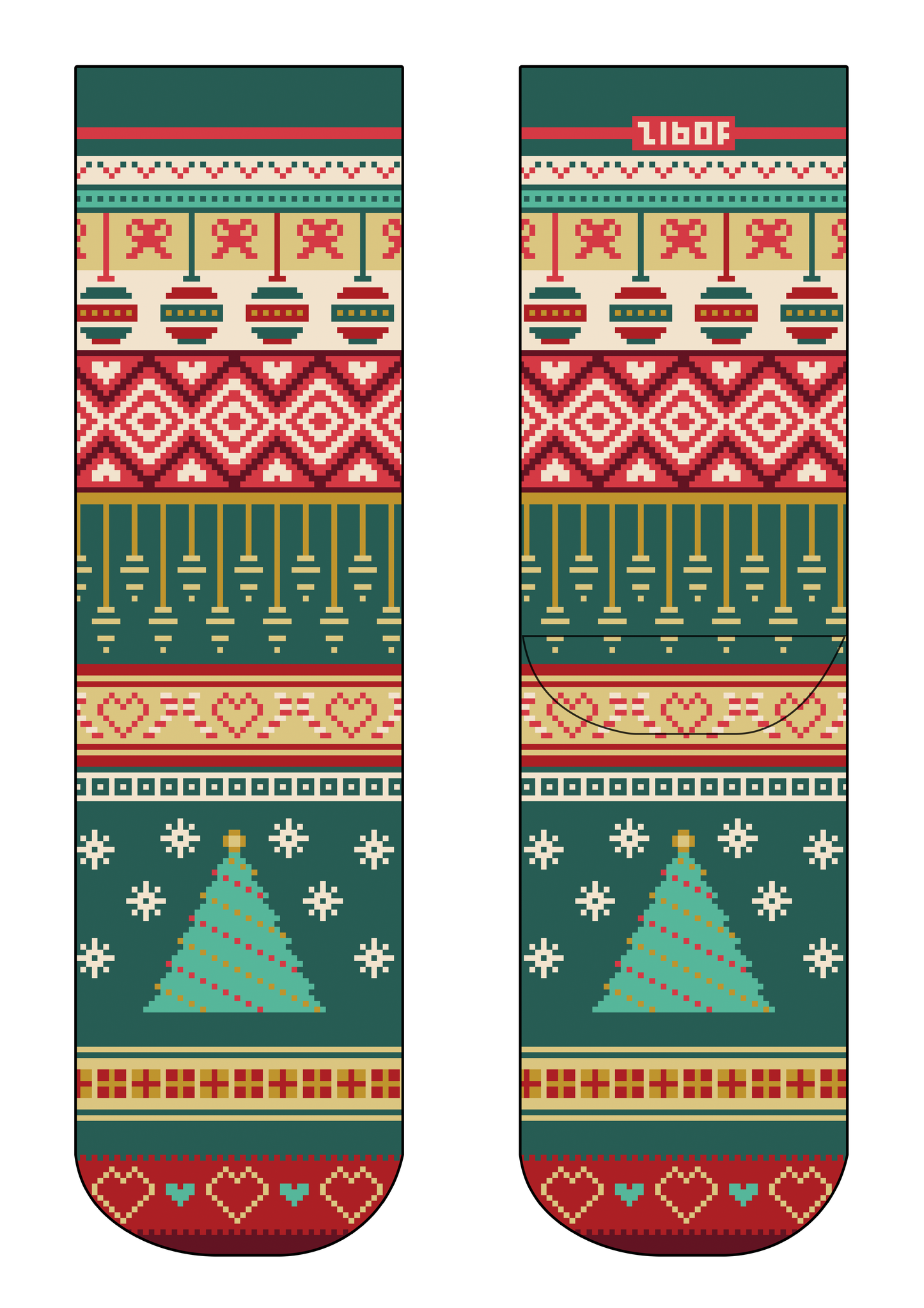 Pixelated winter