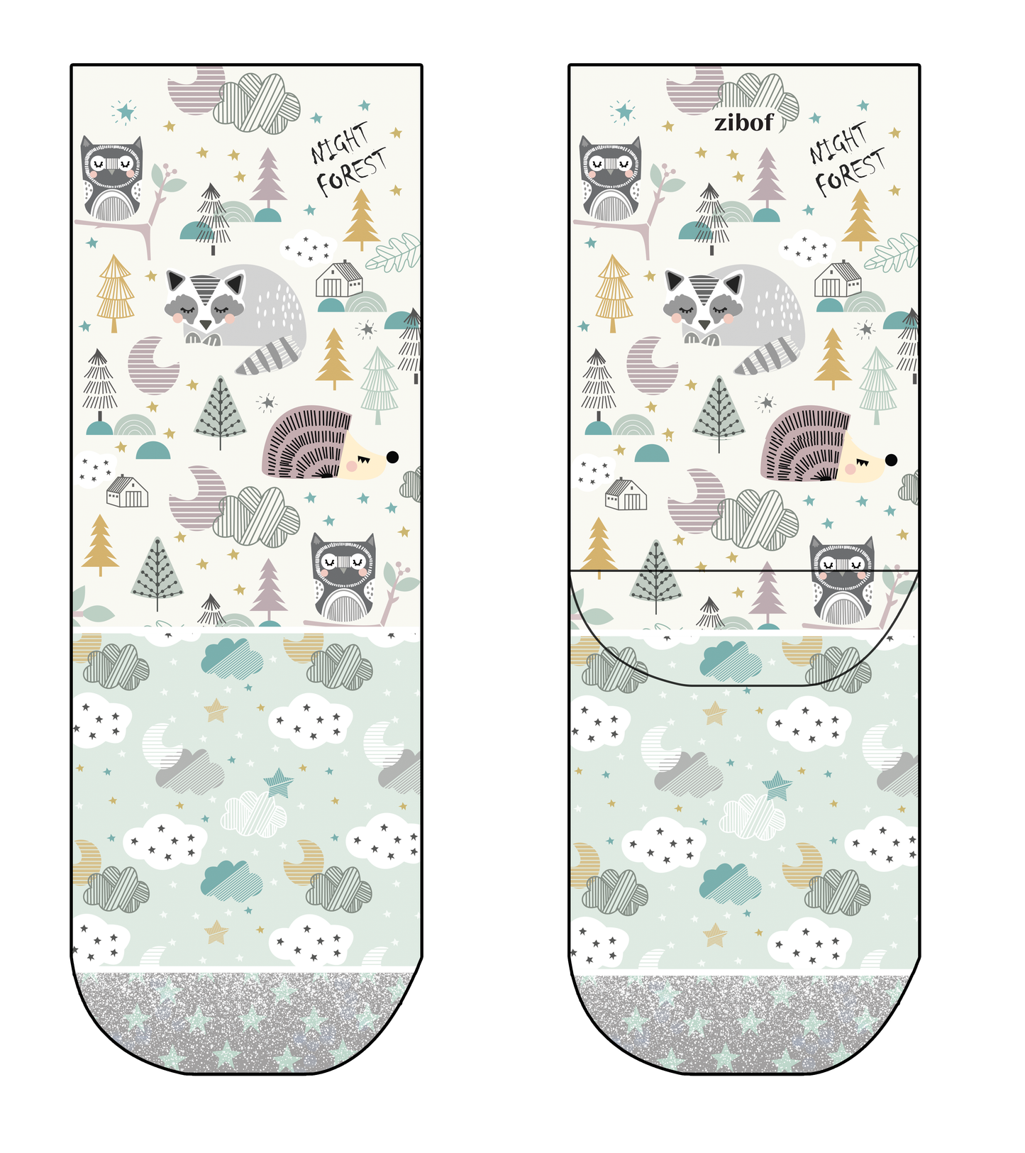 Night forest kids