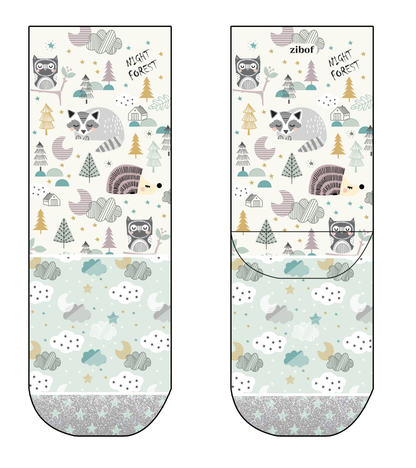 Night forest kids