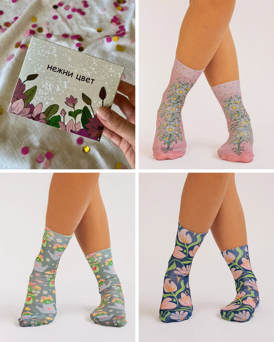 Nežni cvet poklon paket 4